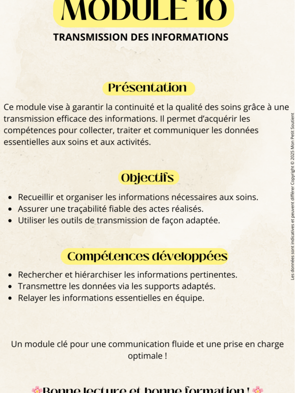 Kit Révision Module 10