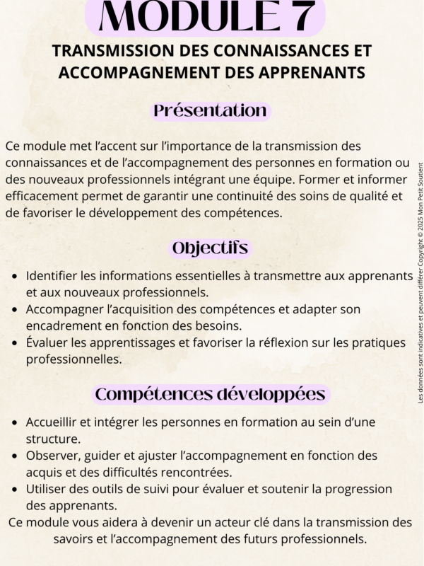 Kit Révision Module 7