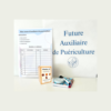 Box classique future auxiliaire de puériculture avec fiches de suivi, jeu Mission AP et supports de révision