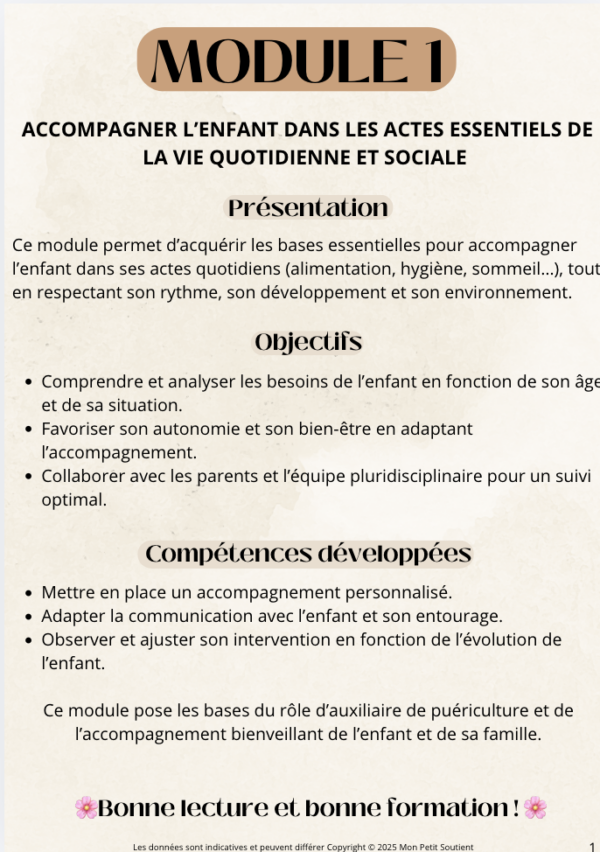 Kit Révision Module 1