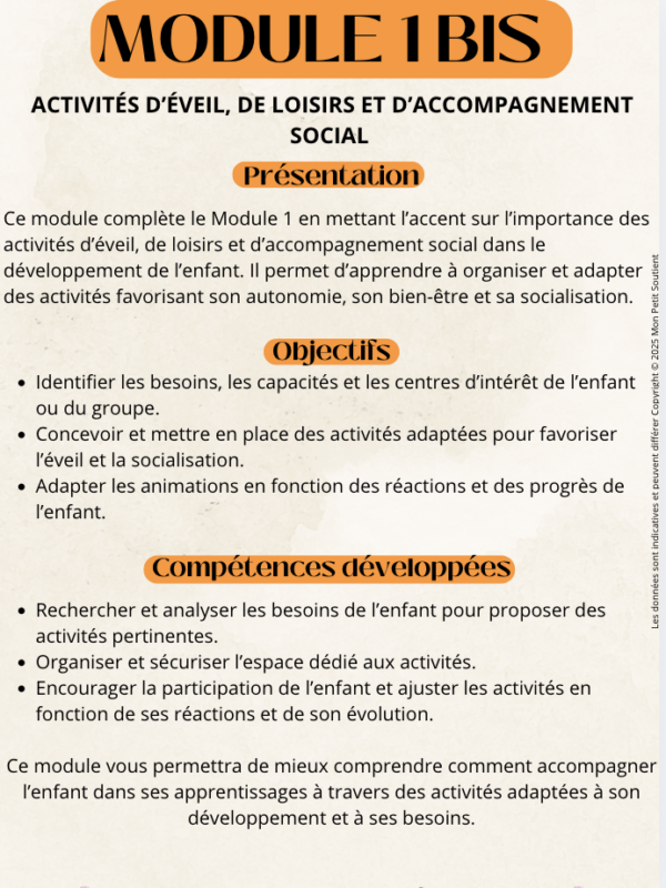 Kit Révision Module 1 Bis