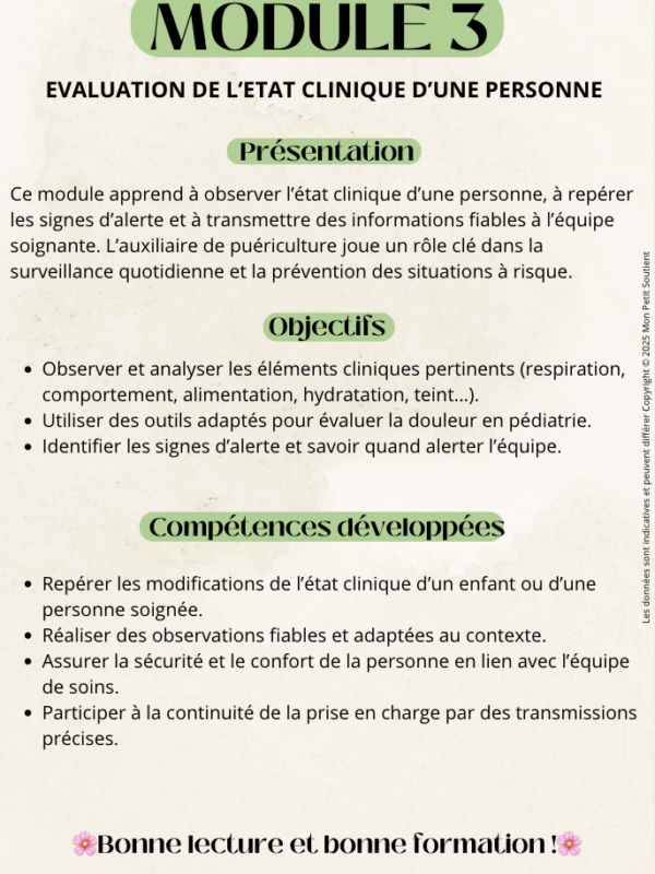 Kit révision Module 3