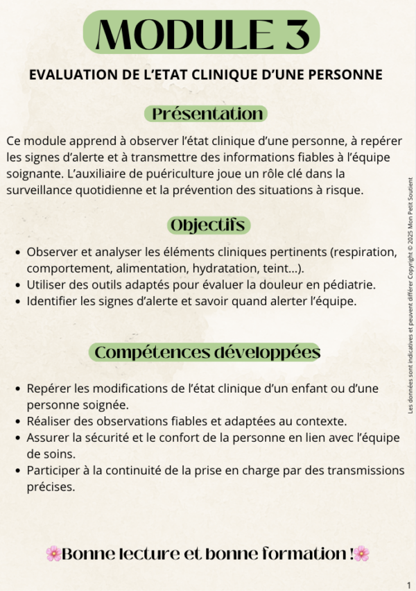 Kit révision Module 3