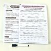 Pack de préparation à l’admission en école d’auxiliaire de puériculture avec fiches plastifiées Objectif Écrit et Objectif Oral.