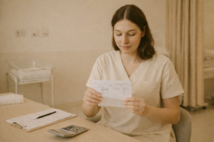 auxiliaire de puericulture consultant fiche de paie hopital maternité ambiance douce