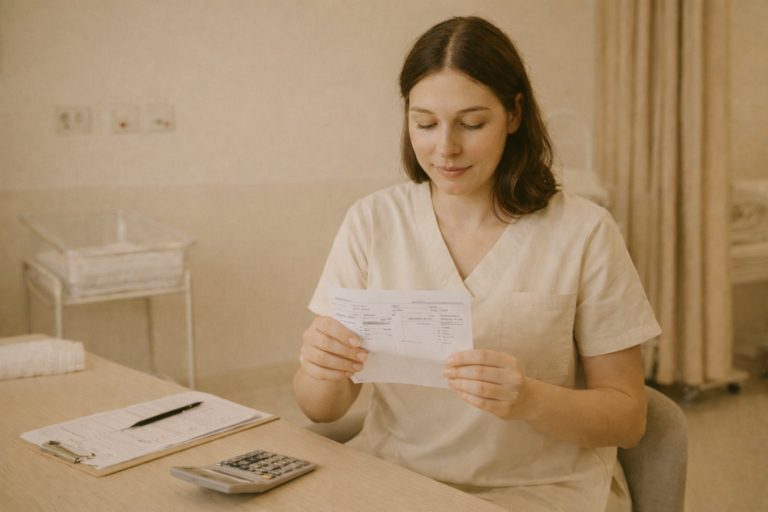 auxiliaire de puericulture consultant fiche de paie hopital maternité ambiance douce